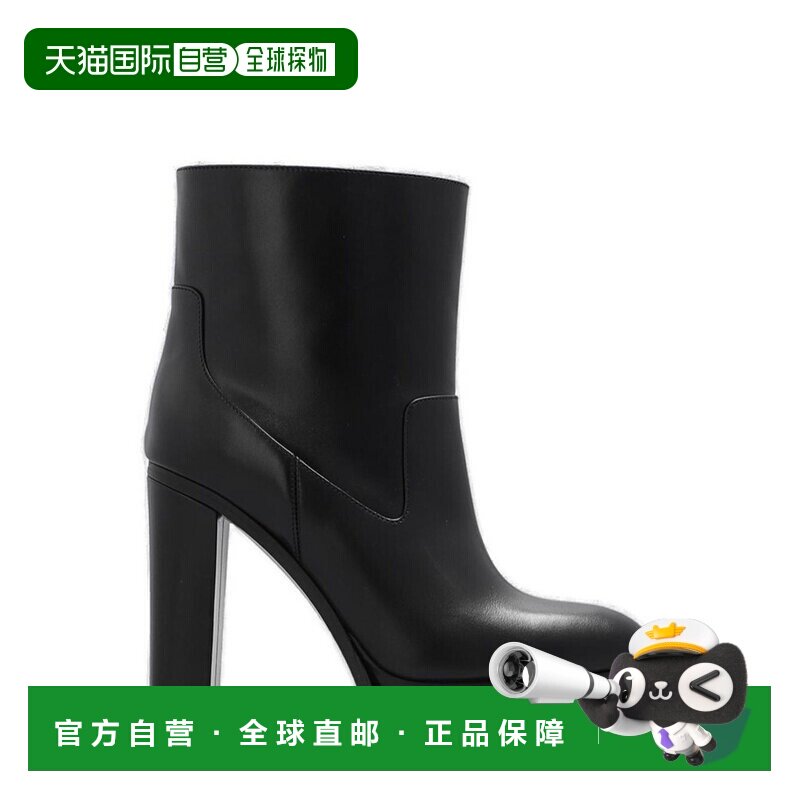 1h可退 香港直邮mcqueen 亚历山大 麦昆 女士 高跟皮质及踝靴 734
