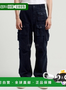 韩国直邮Engineered Garments FA系列暗海军蓝色棉质工装裤 2023