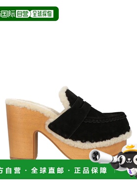 香港直邮Chloe 蔻依 女士 Mules 木屐 black黑色 舒适时尚