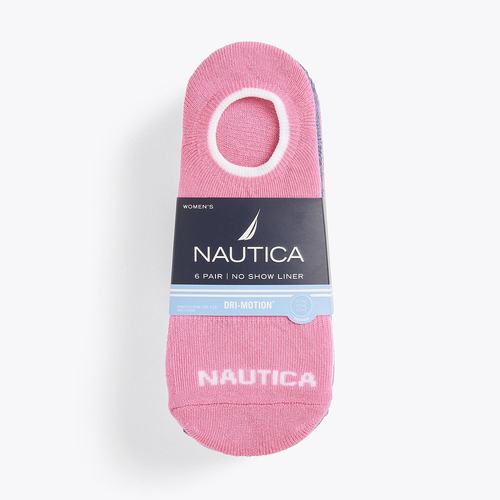【美国奥莱】直发 Nautica 女式弹力内衬袜子，6 件装 - 各种 b