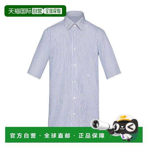香港直邮Maison Margiela 条纹短袖衬衫 S50DR0007S78571