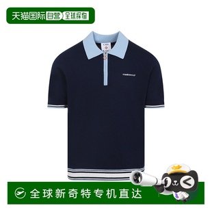 MPF25KW100201BLUE 1h可退 香港直邮Casablanca 男士 网球Polo衫