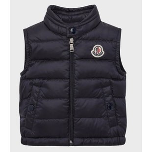 595FE MONCLER 黑色男童马甲 1A00085 999