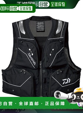 日本直邮Daiwa Wear DV-3021 Barrier Tech 短背心 M 黑色