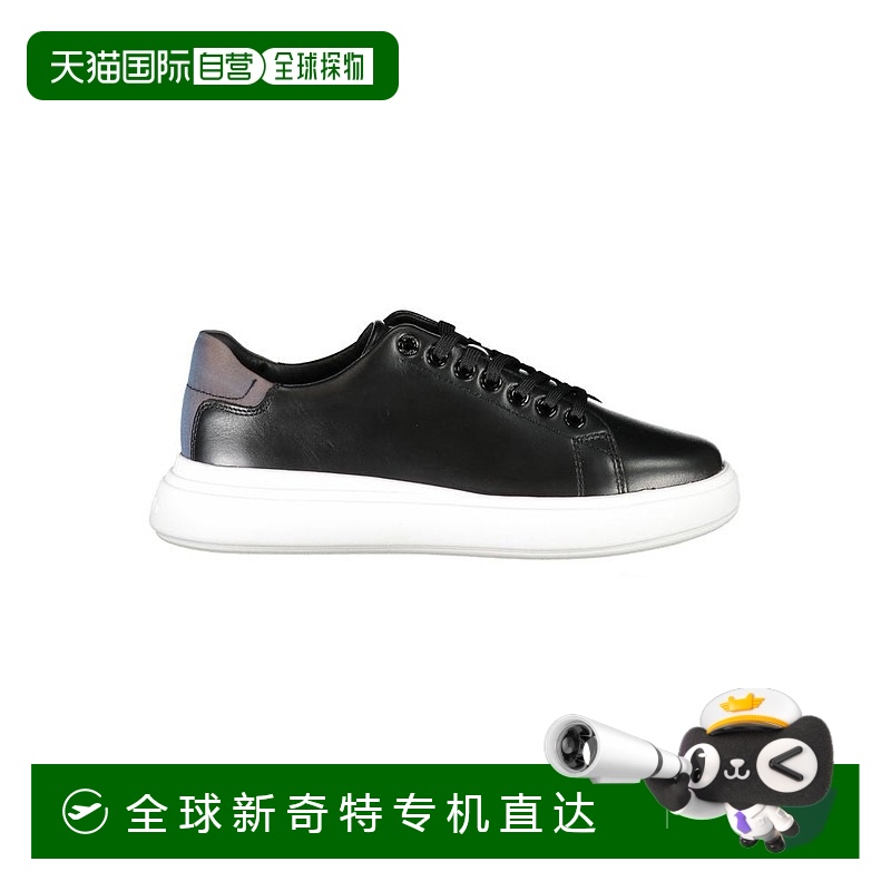 自营 calvin klein凯文克莱别致对比系带女式运动鞋-黑色 【美国