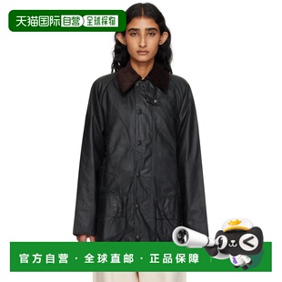 1h可退 香港直邮潮奢 barbour 巴伯尔 女士 绿色 Beaufort Waxed