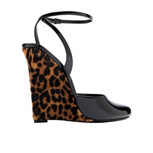 Saint Laurent Scandale 坡跟凉鞋 8076421TV00