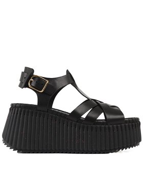 CHLOÉ 女士休闲鞋 C24A05DNC001 CO 黑色 Nama 坡跟凉鞋