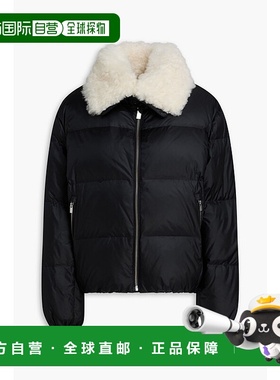 香港直邮THEORY 希尔瑞 女士 shell 皮毛饰边绗缝羽绒夹克 O11074