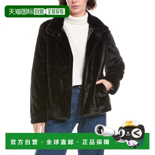 美国奥莱直发 黑色 自营Via Spiga外套