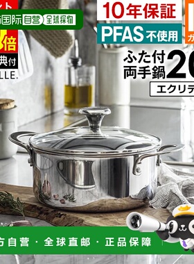 日本直邮CORELLE 20厘米带盖电磁炉适用炖锅型号CSC20SVWL同志社/