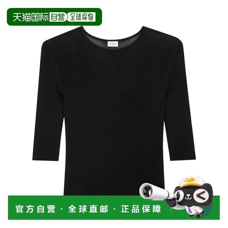 香港直邮Saint Laurent 圆领T恤 819910Y75WA短袖,女装/女士精品,T恤,淘宝优惠券,粉丝福利购,淘宝优惠卷
