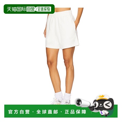 1h可退 香港直邮潮奢 ANINE BING 女士 Kam Framed 交织图案短裤