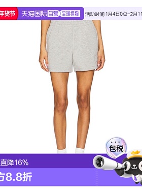 香港直邮ANINE BING 女士 灰色 Kam Framed Monogram 短裤 A05106