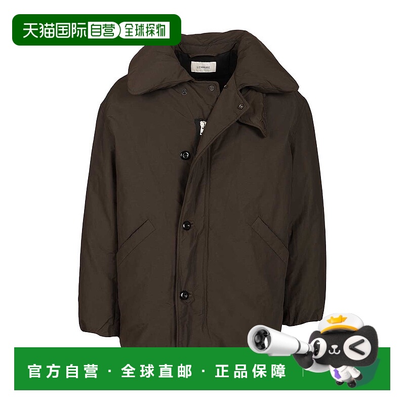 1h可退 香港直邮LEMAIRE 男士大衣 OW1164LF1019BR507 AW2025 灰