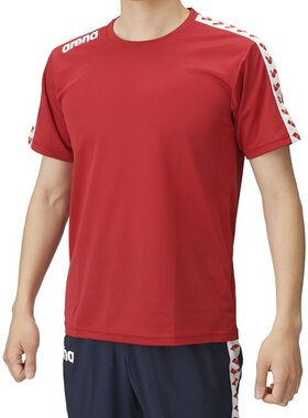 日本直邮ARENA竞技场T恤 游泳T恤 ASS4HTU010-RED 短袖
