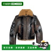 欧洲直邮balenciaga 皮质外套皮衣夹克 女士