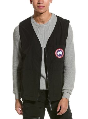 【美国奥莱】直发 Canada Goose Canmore 背心 - 黑色