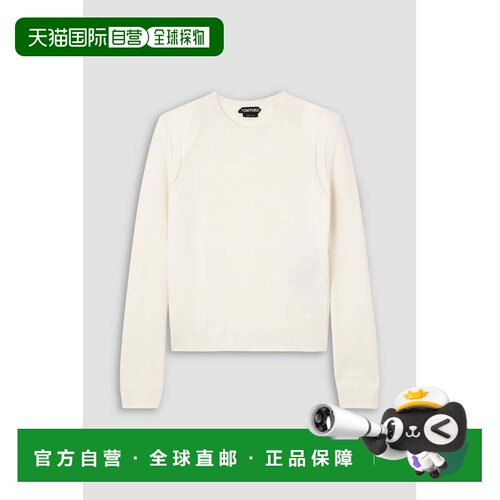 香港直邮Tom Ford 汤姆 福特 女士 羊绒水手领毛衣 MAK1337YAX437