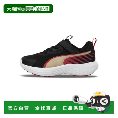 日本直邮PUMA 儿童运动鞋 Speed Monster V5 GR 黑色红色