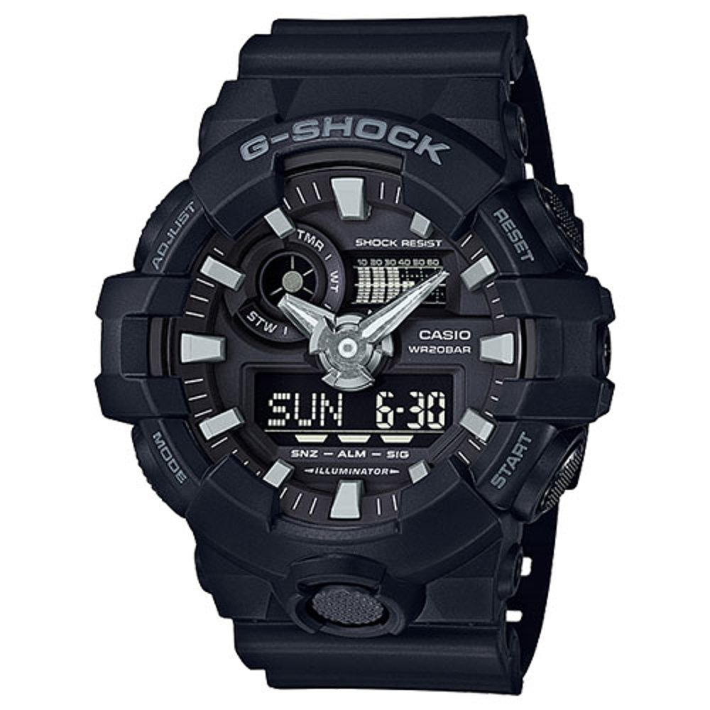 日本直邮CASIO GA-700-1BJFG-SHOCK 大表壳石英男士GA7001BJF