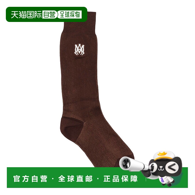 香港直邮AMIRI 男士 短袜连裤袜 brown棕色 舒适时尚