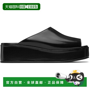 1h可退 香港直邮潮奢 The Row 女士 黑色 Emi Flatform 凉鞋 F159