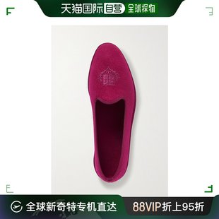 Piana 刺绣羊绒混纺法兰绒拖鞋 女士Venice 香港直邮潮奢 Loro