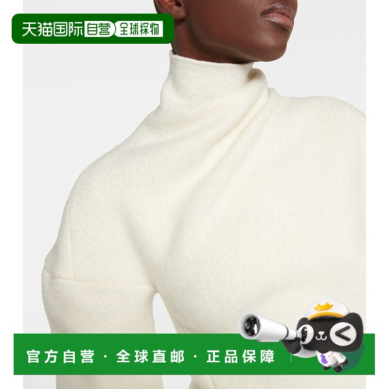 1h可退 香港直邮潮奢 The Row 女士 Enoch 不对称羊毛高领毛衣