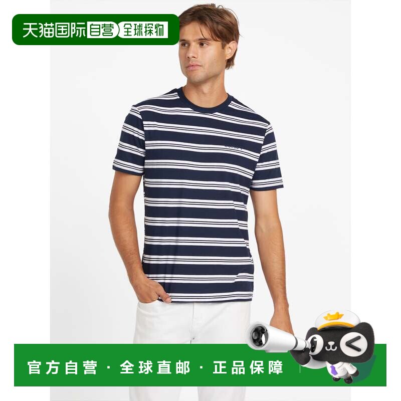 自营guess生态扎克条纹T恤-大胆的海洋 美国奥莱直发男装