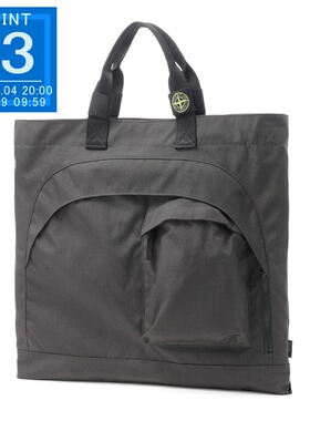 日本直邮Stone Island 三用手提包/单肩包 灰色 男士 k2s15920001