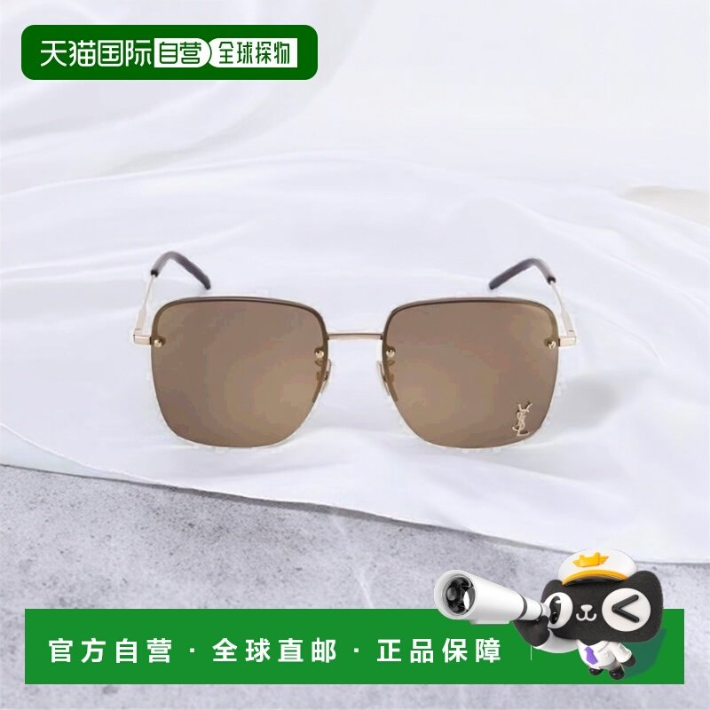 香港直邮Saint Laurent 徽标太阳镜 SL312M