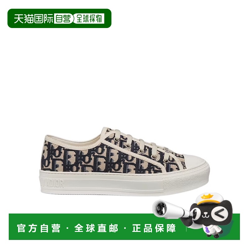 1h可退 香港直邮DIOR 女士运动鞋 KCK211OBES56B SS2024 白色