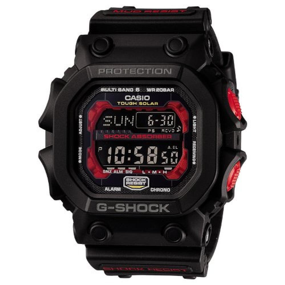 日本直购CASIO卡西欧G-SHOCK 手表收音机太阳能GXW-56-1AJF黑色