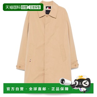 1h可退 香港直邮Tommy Hilfiger 汤米 希尔费格 男士 单排扣风衣