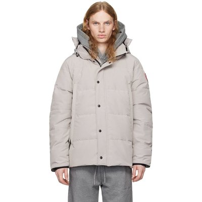 Canada Goose 加拿大鹅 男士 灰色 Wyndham 羽绒夹克 2048M