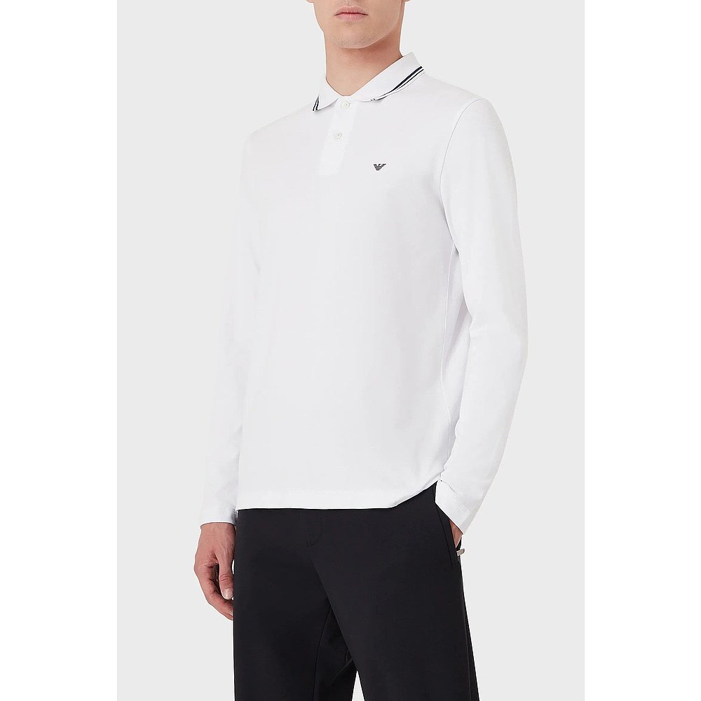 EMPORIO ARMANI 白色男士POLO衫 8N1FB5-1JPTZ-0100