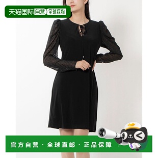 针织连衣裙 圆点雪纺袖 TO3203EW10523 HILFIGER 日本直邮TOMMY