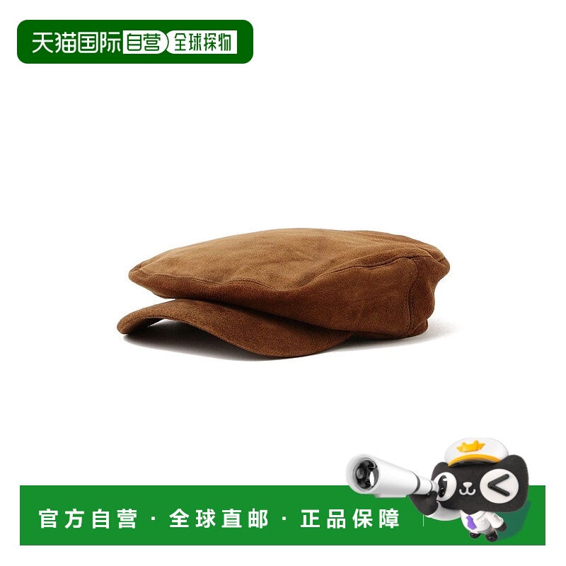 1h可退 日本直邮Double RL 男装 拉夫奥特麂皮司机帽 半软檐复古