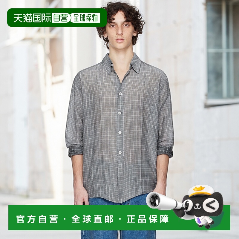 香港直邮Our Legacy 男士 灰色 Beyond 衬衫 M2252BP格纹