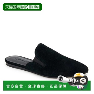 自营Splendid Lee Slippers Women's Black Suede Slip On Pointe