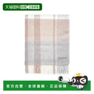 香港直邮Zegna 流苏围巾 Z2L02SA228G羊绒格纹