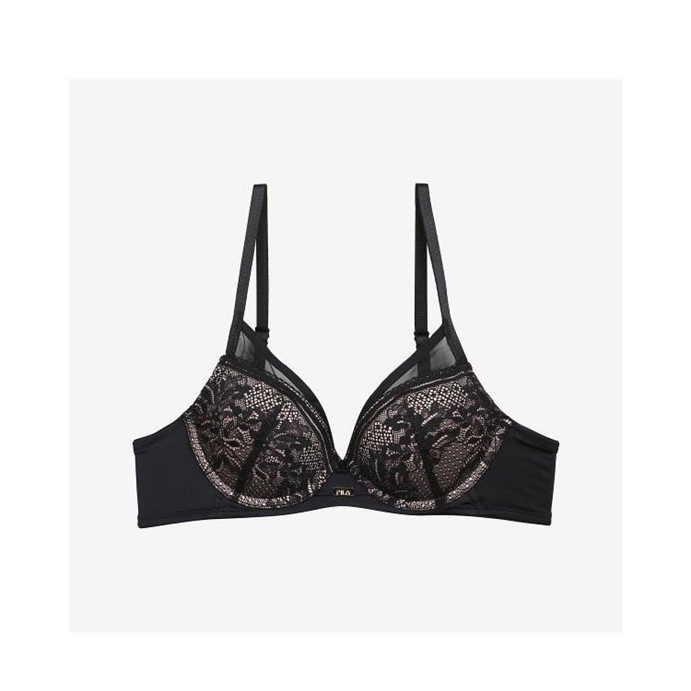 韩国直邮FILA 内衣尊贵蕾丝文胸 FI4BAF1647F_BLK