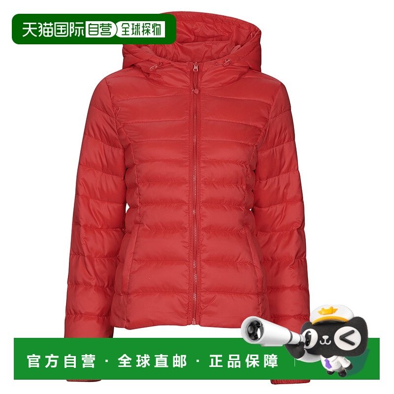 欧洲直邮Only 女士 ONLTAHOE HOOD JACKET OTW NOOS 羽绒服 红色