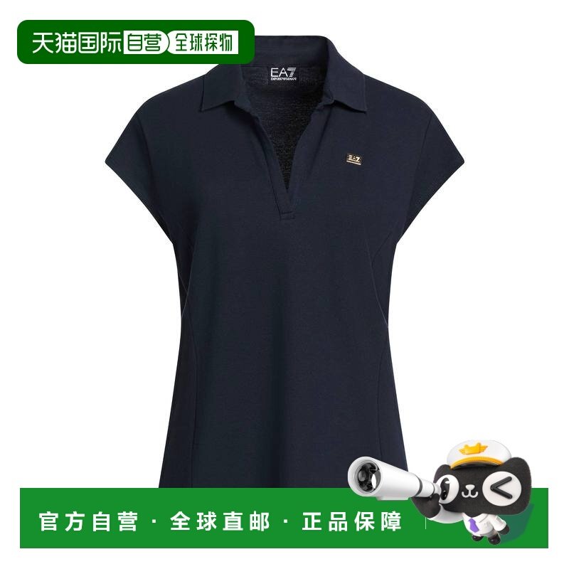 1h可退 香港直邮潮奢 Ea7 女士 Polo衫 blue蓝色 舒适时尚,女装/女士精品,POLO衫,淘宝优惠券,粉丝福利购,淘宝优惠卷
