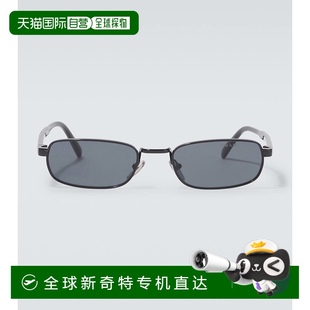 香港直邮Prada 男士 1h可退 普拉达 舒适 矩形太阳眼镜 black黑色