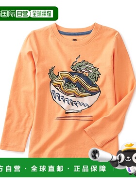自营 Tea Collection Ramen Dragon Graphic T-Shirt - orange 美