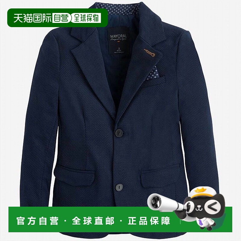 自营mayoral男式西装外套，搭配海军蓝裤子 美国奥莱直发