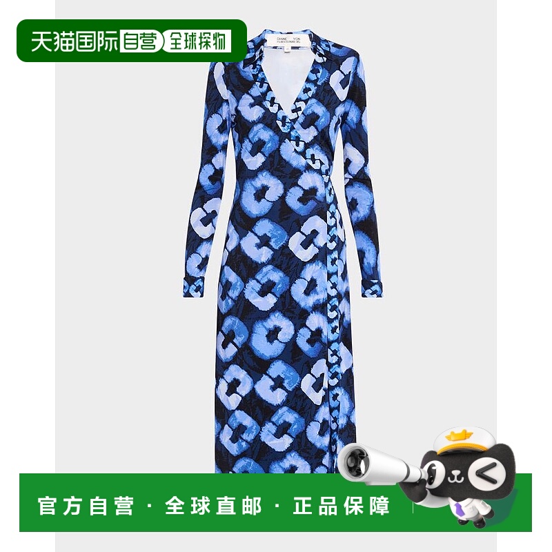1h可退 【美国直邮】diane von furstenberg 女士 连衣裙长袖真丝