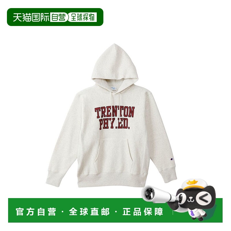 1h可退 日本直邮冠军 Champion男装宽松版型连帽卫衣 胸前 colleg
